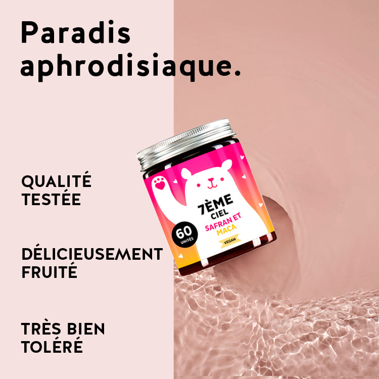 Bienfaits du produit 7Ème Ciel : Qualité testée, délicieusement fruité et très bien toléré. De Bears with Benefits.