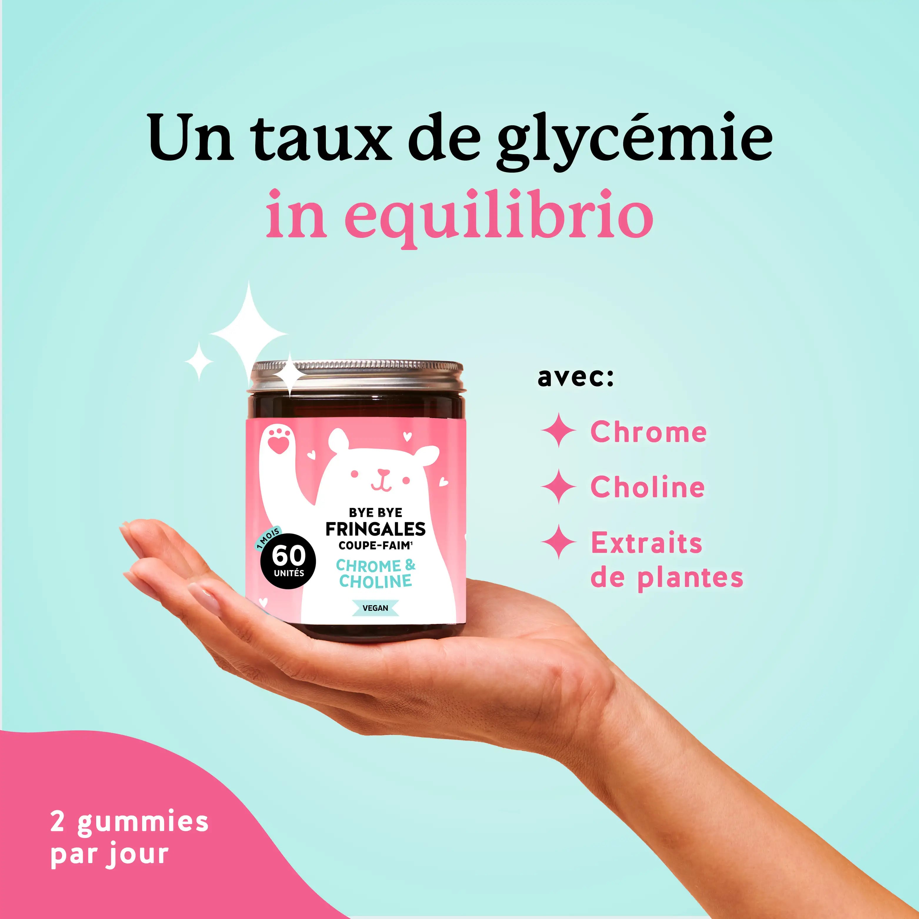 Ingrédients du produit Bye Bye Fringales. De Bears with Benefits