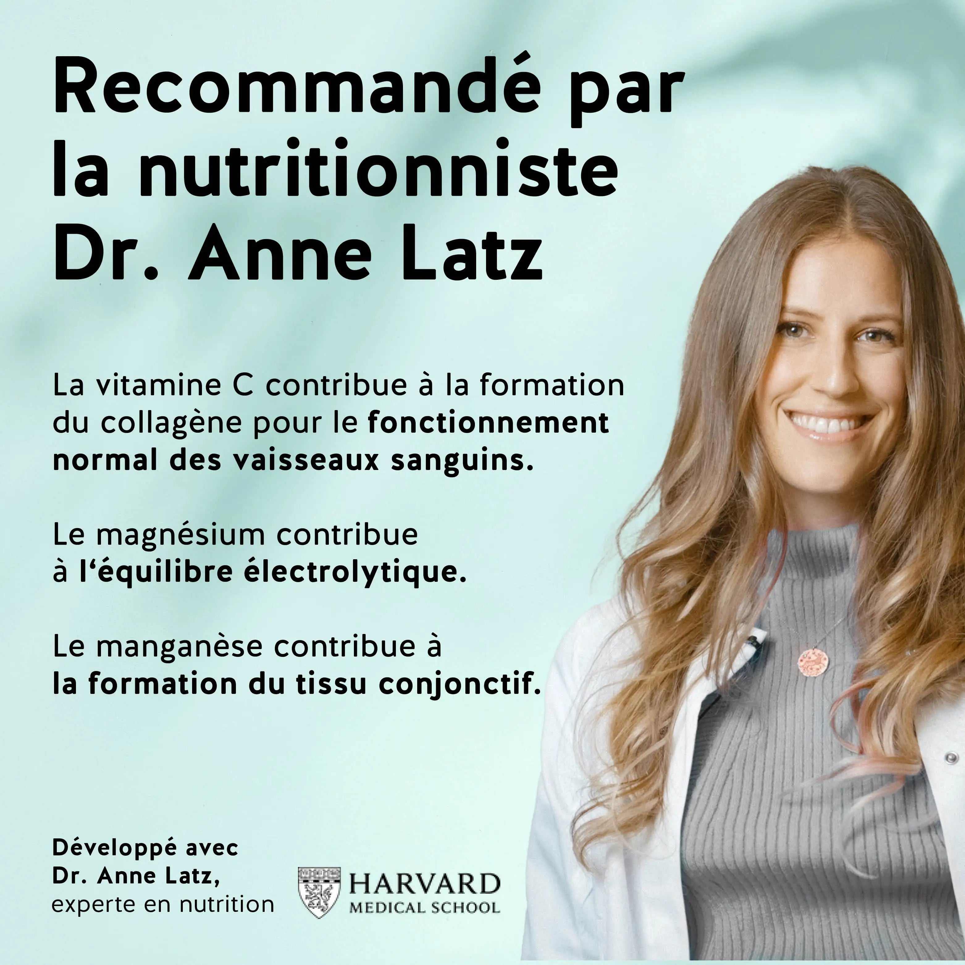Effets du magnésium et de manganèse dans Jambes Légères Drainage & Circulation recommandé par le Dr Anne Latz de Bears with Benefits.