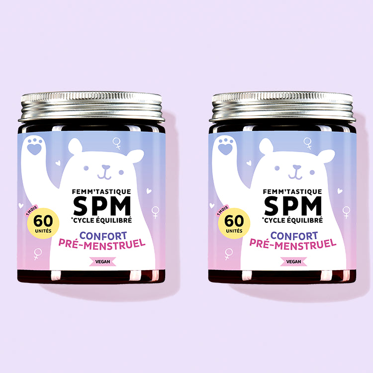 Traitement de 2 mois de vitamines Femm 'tastique SPM Cycle Équilibré.