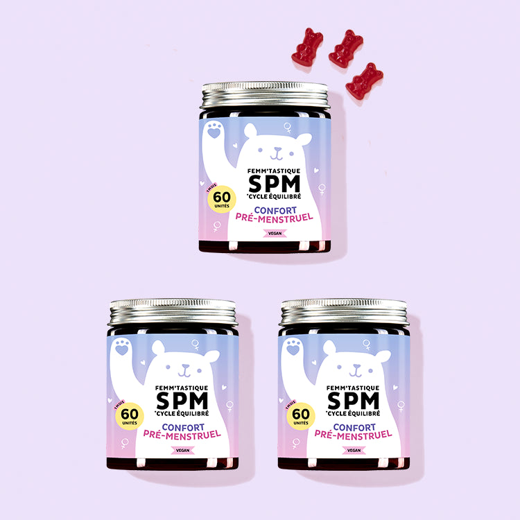 Traitement de 3 mois de vitamines Femm 'tastique SPM Cycle Équilibré.