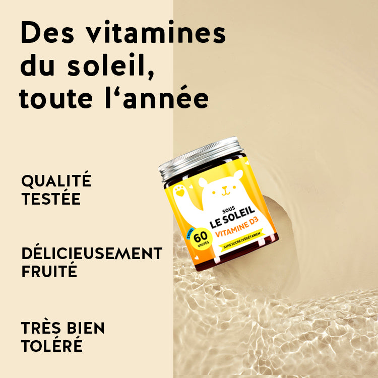Les produits de Bears with Benefits ont été développés avec des pharmaciens, ils ont une biodisponibilité élevée et ils sont sans gluten et sans lactose. L'emballage est en PET recyclé et nous offrons une garantie de satisfaction à 100%.