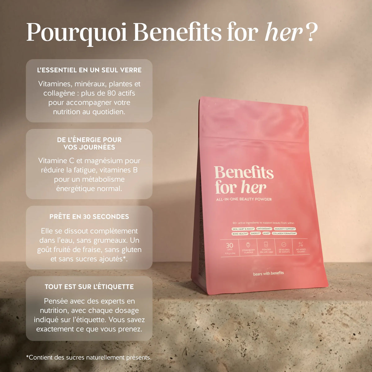 Benefits for her - Poudre tout-en-un
