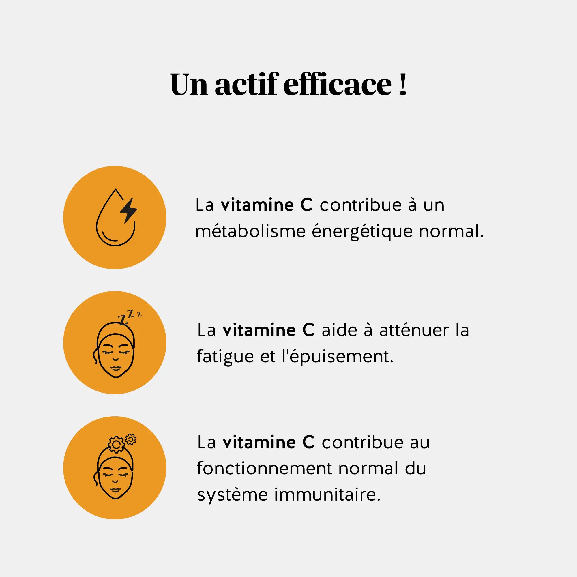 Effets de la vitamine C : soutien immunitaire, énergie, réduction de la fatigue. l Bears with Benefits