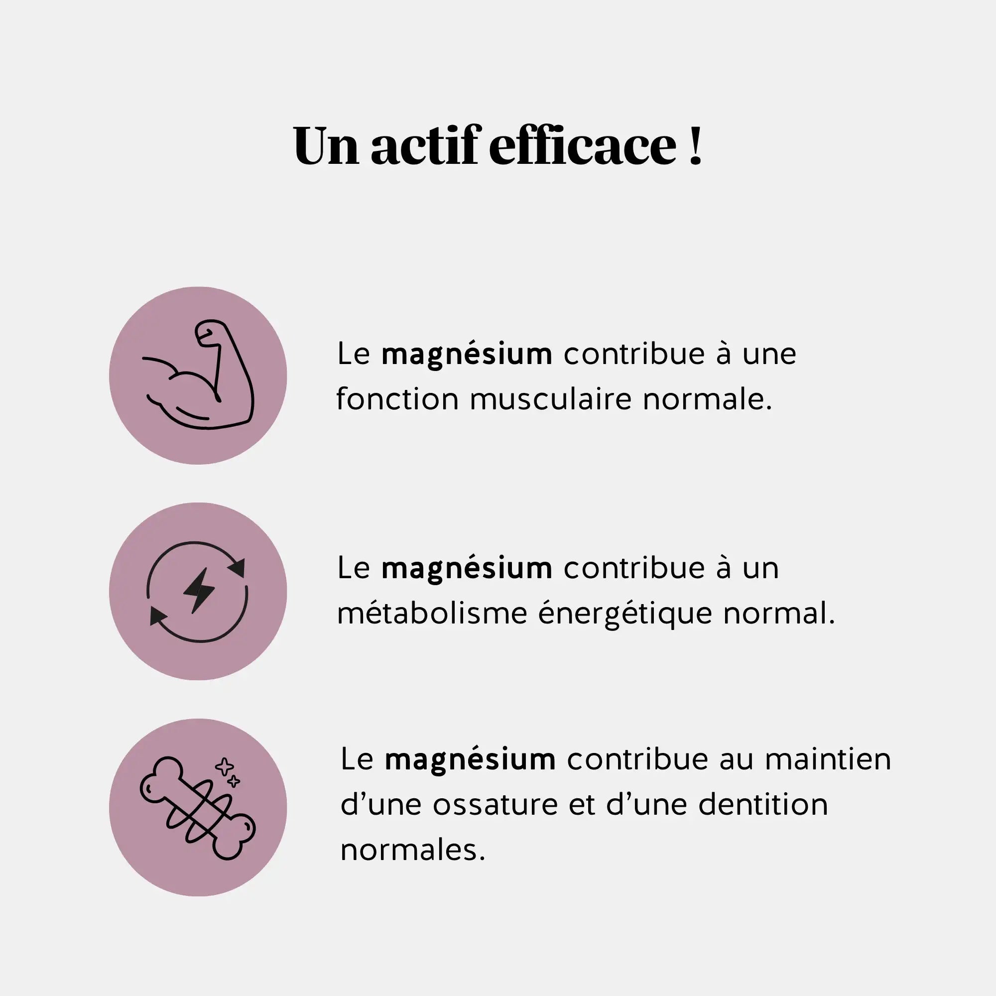 Bienfaits du magnésium : soutien musculaire, énergie, ossature et dentition normales l Bears with Benefits