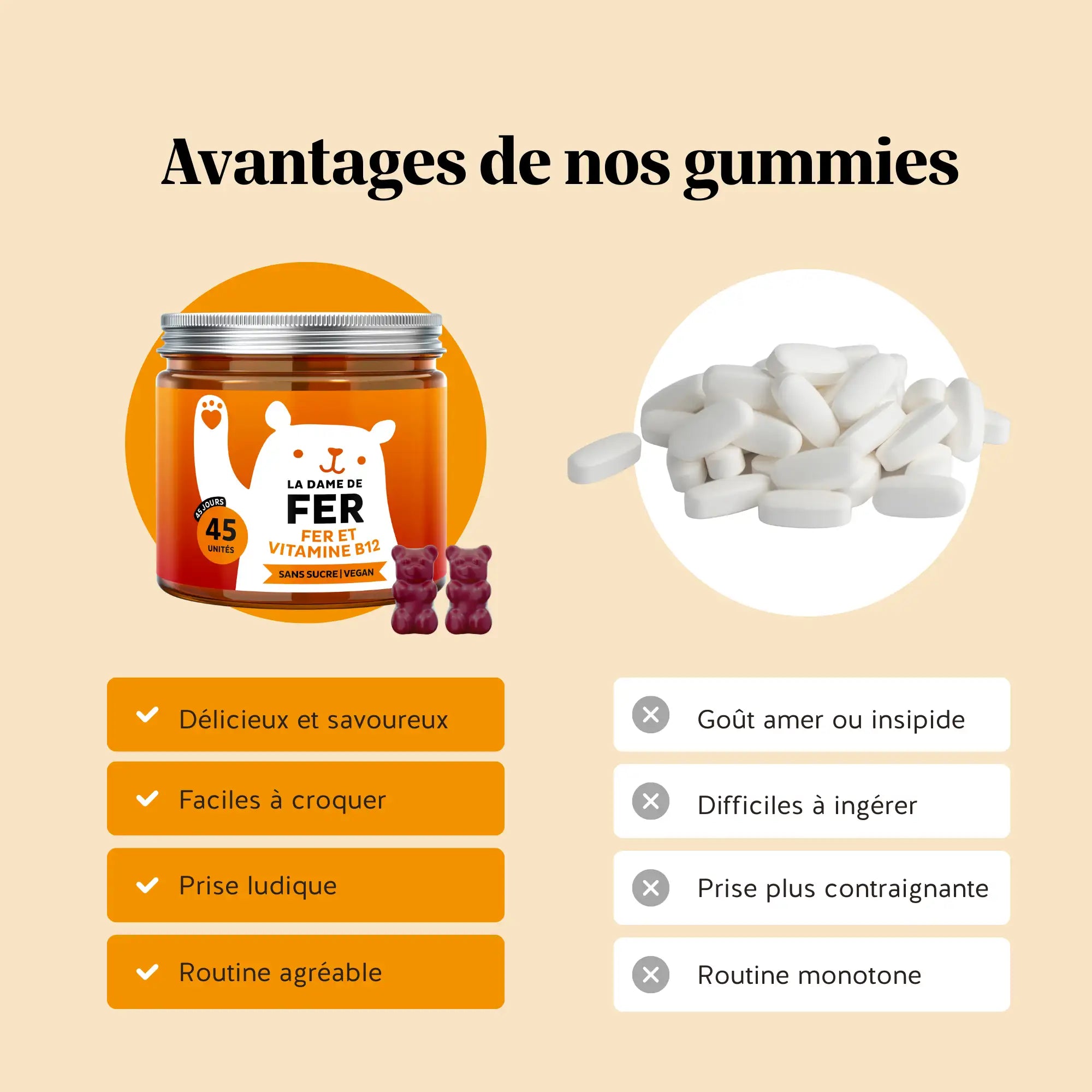 La dame de Fer - complexe vegan