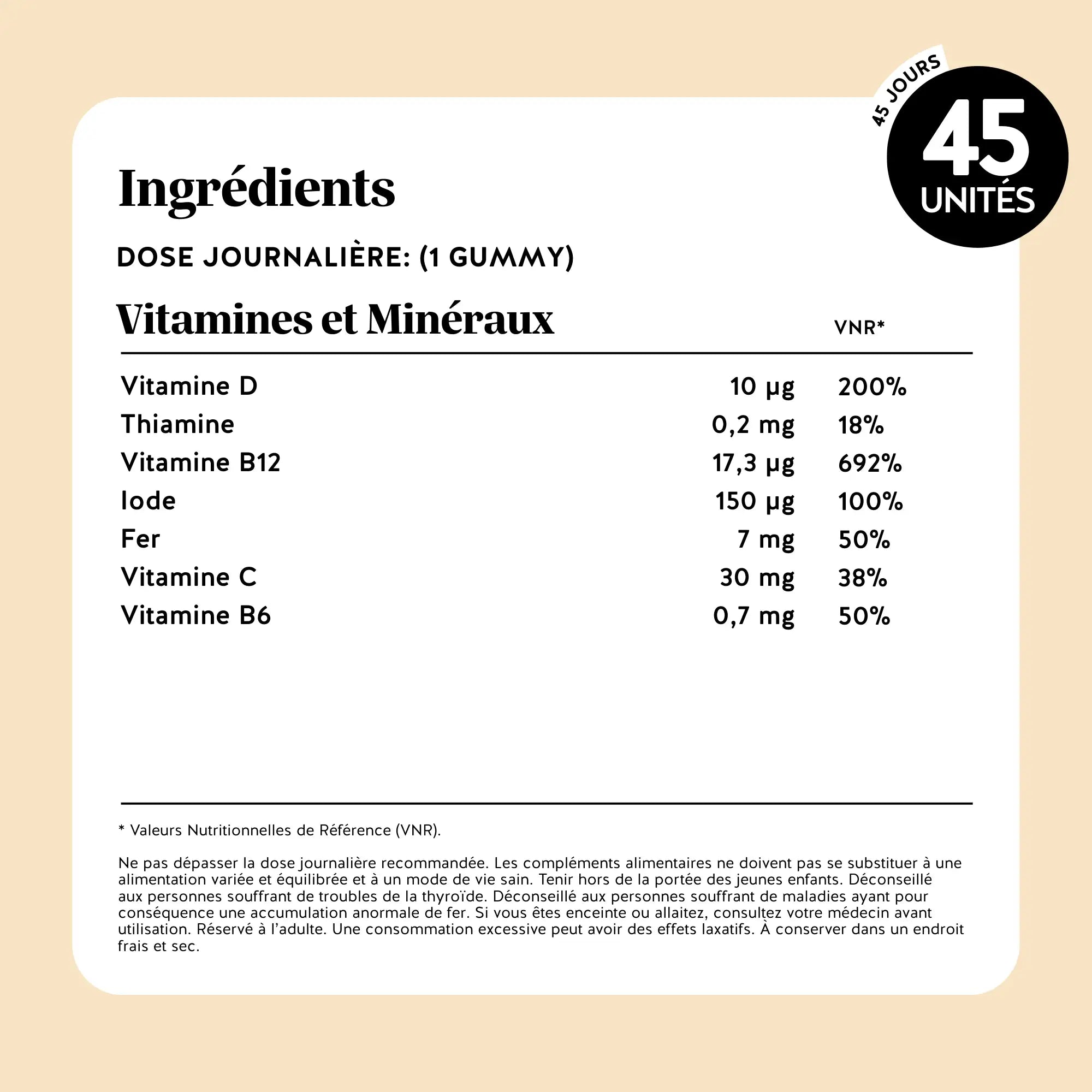 La dame de Fer - complexe vegan