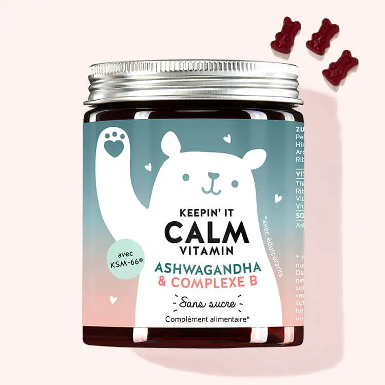  Une boîte de Keepin' It Calm Vitamins pour moins de stress et plus de calme intérieur de Bears with Benefits