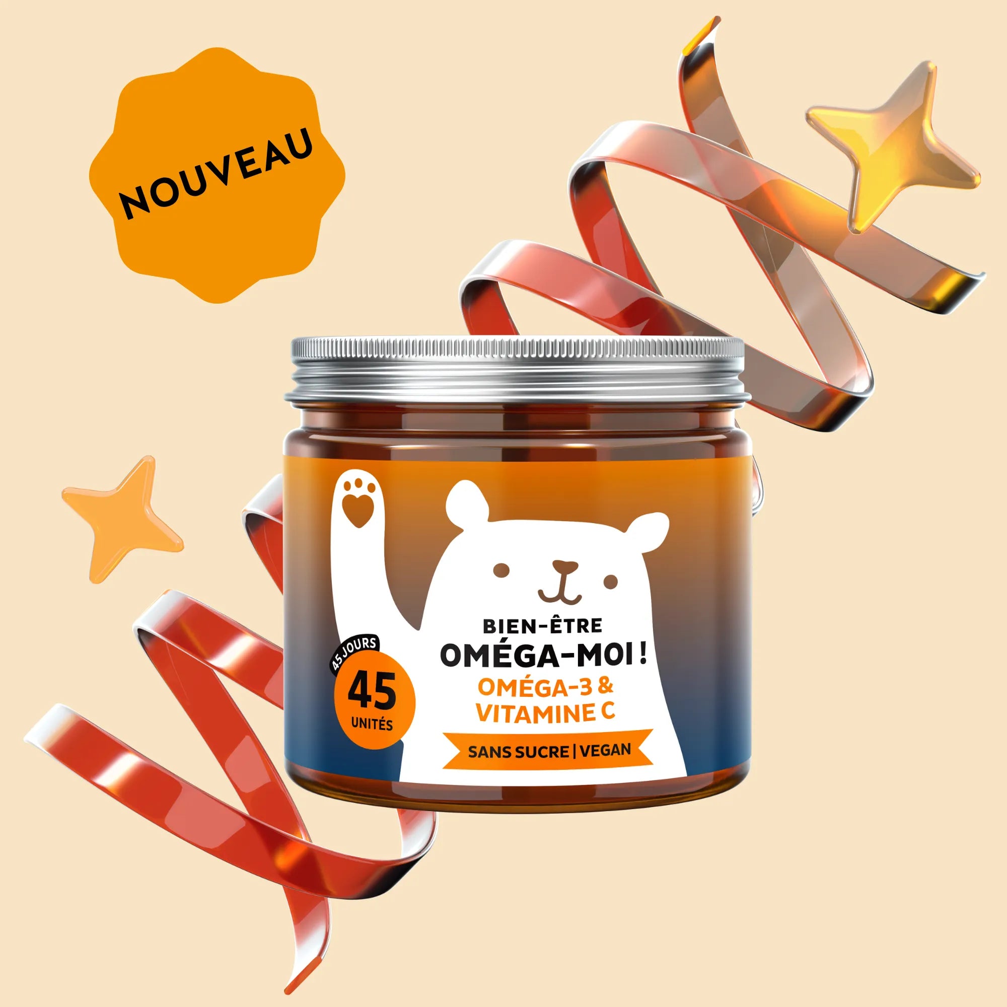 Bien-être Oméga-moi — Oméga-3 DHA — Bears with Benefits