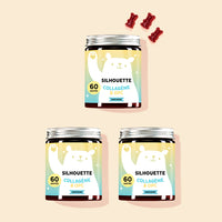 Traitement de 45 jours de vitamines Silhouette avec collagene & OPC de Bears with Benefits.