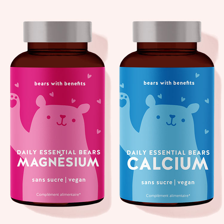 Le duo Pour la santé des os: Magnésium + Calcium