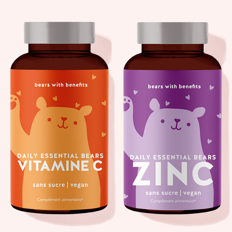 Le duo Affrontez le froid: Vitamine C + Zinc