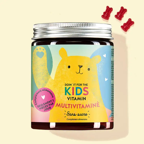 Une boîte de Doin' It For The Kids complexe multivitaniné pour enfants de Bears with Benefits