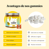 Bears with Benefits Pour Digérer le Quotidien – des gummies gourmands et faciles à croquer, une alternative agréable aux gélules.