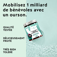 Les produits de Bears with Benefits ont été développés avec des pharmaciens, ils ont une biodisponibilité élevée et ils sont sans gluten et sans lactose. L'emballage est en PET recyclé et nous offrons une garantie de satisfaction à 100%.