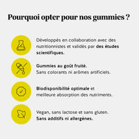 Avantages des gummies créatine : développés avec nutritionnistes, goût fruité, vegan, biodisponibilité optimale l Bears with Benefits