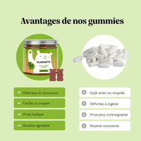 Comparatif avantages des gummies Silhouette Collagène et OPC de Bears with Benefits vs comprimés/gélules : délicieux, faciles à croquer, prise ludique, routine agréable. l Bears with Benefits