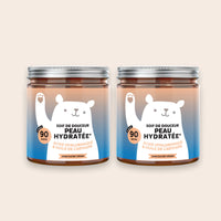 Bears with Benefits Soif de douceur – Peau hydratée gummies à l’acide hyaluronique et huile de carthame, image de deux boîtes de 90 gummies côte à côte.