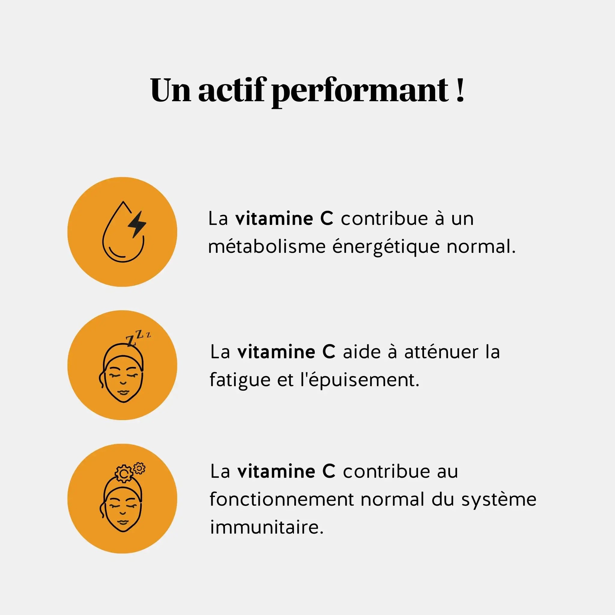 Effets de la vitamine C : soutien immunitaire, énergie, réduction de la fatigue. l Bears with Benefits