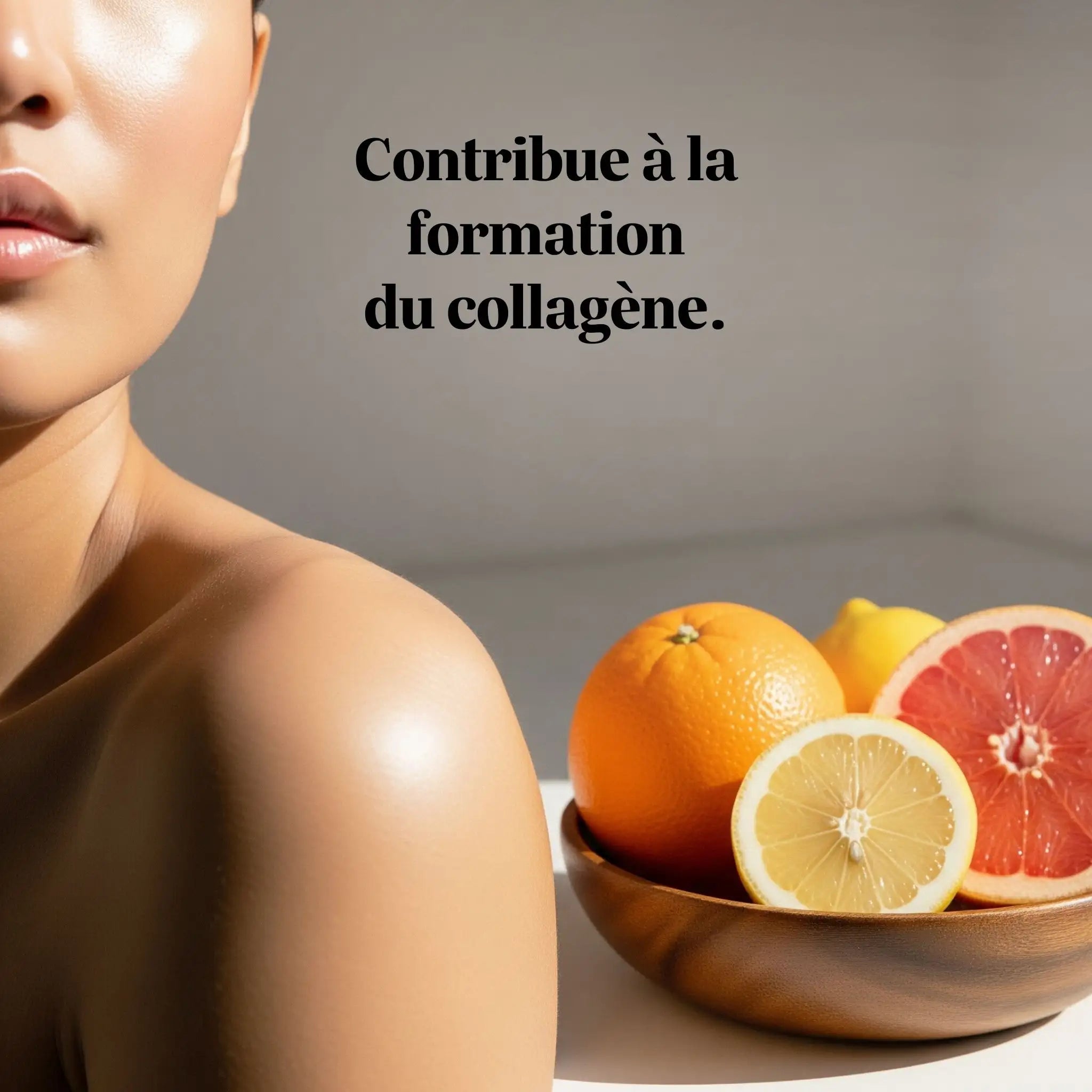 La vitamine C (Daily Essentials gummies) contribue à la formation du collagène et à la beauté de la peau. l Bears with Benefits
