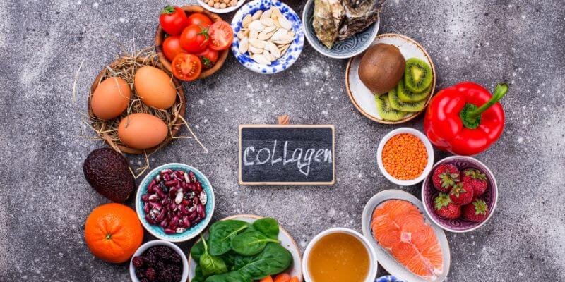 Ces aliments contiennent de la collagène