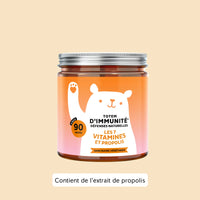 Boîte de 90 gummies Totem Immunité aux vitamines et propolis pour soutenir les défenses naturelles | Bears with Benefits