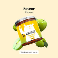 Boîte de 90 gummies Digestion au vinaigre de cidre, saveur pomme, complément alimentaire vegan et sans sucre | Bears with Benefits