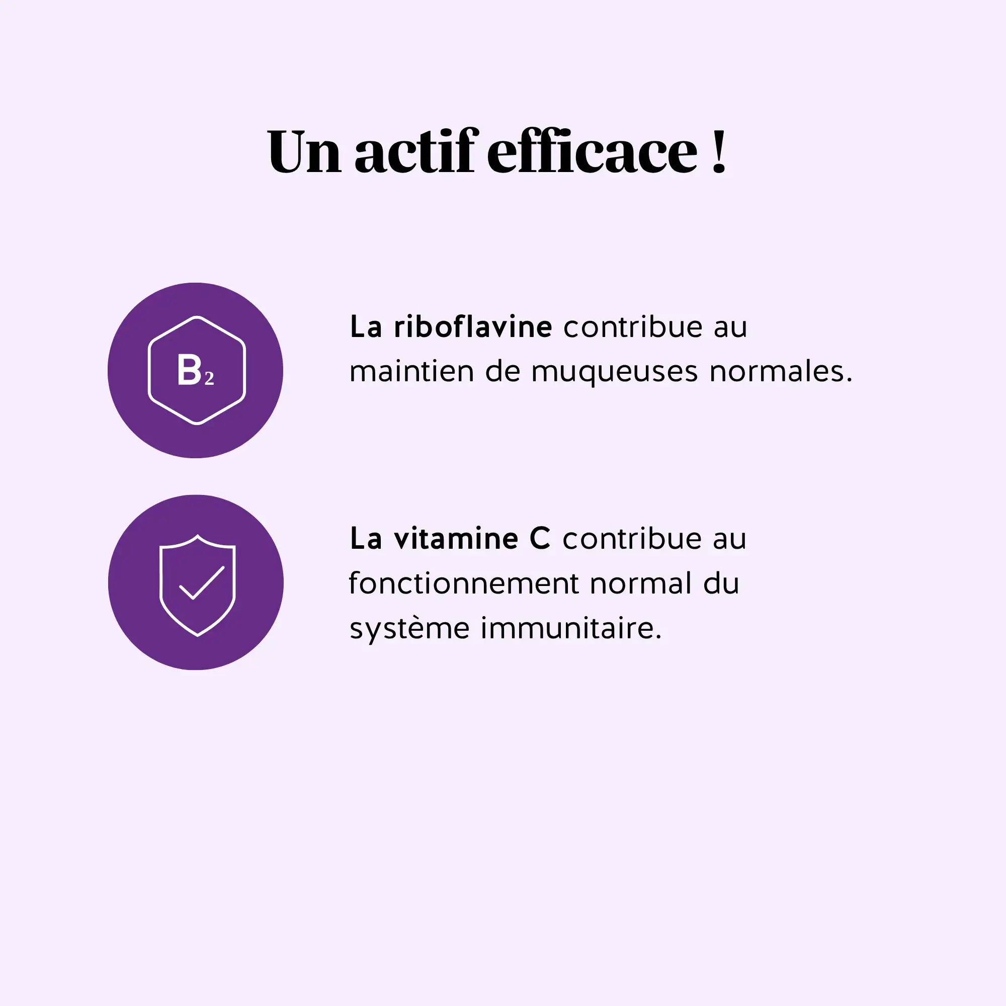 La riboflavine (vitamine B2) contribue au maintien de muqueuses normales et la vitamine C soutient le système immunitaire l Bears with Benefits