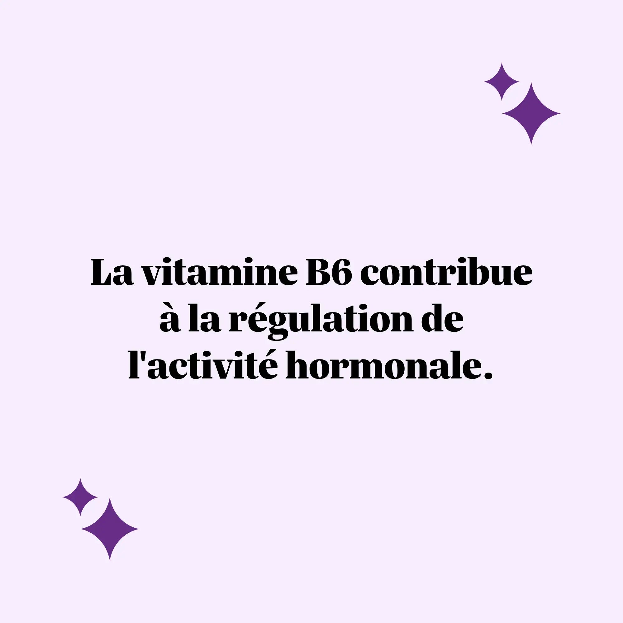 La vitamine B6 contribue à la régulation de l’activité hormonale – soutien naturel du cycle féminin l Bears with Benefits